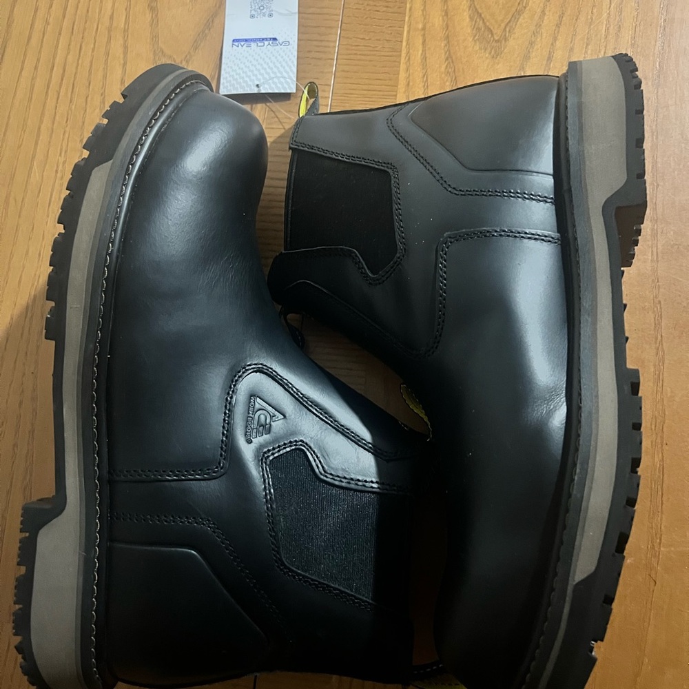 Ace steel toe work boots